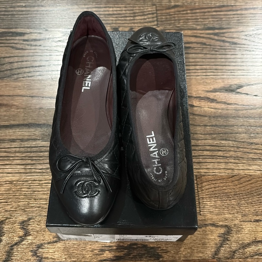 Chanel Quilted Ballerina Flats